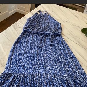Michael Kors halter maxi dress